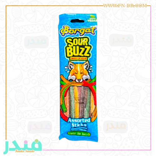 بورقات حلوى حامضة  متعدد النكهات