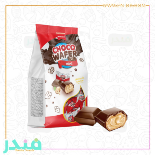 ويفر مغطى بالشوكولاتة والمحشو بكريمة البندق