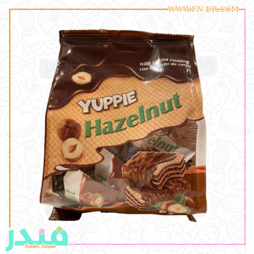 ويفر بكريمة البندق مغطى بالشوكلاته