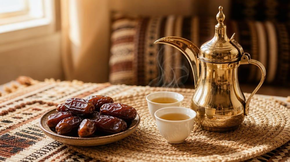 القهوة والتمر في المجالس: كيف تستمتع بالضيافة السعودية دون أن يرتفع سكر دمك؟
