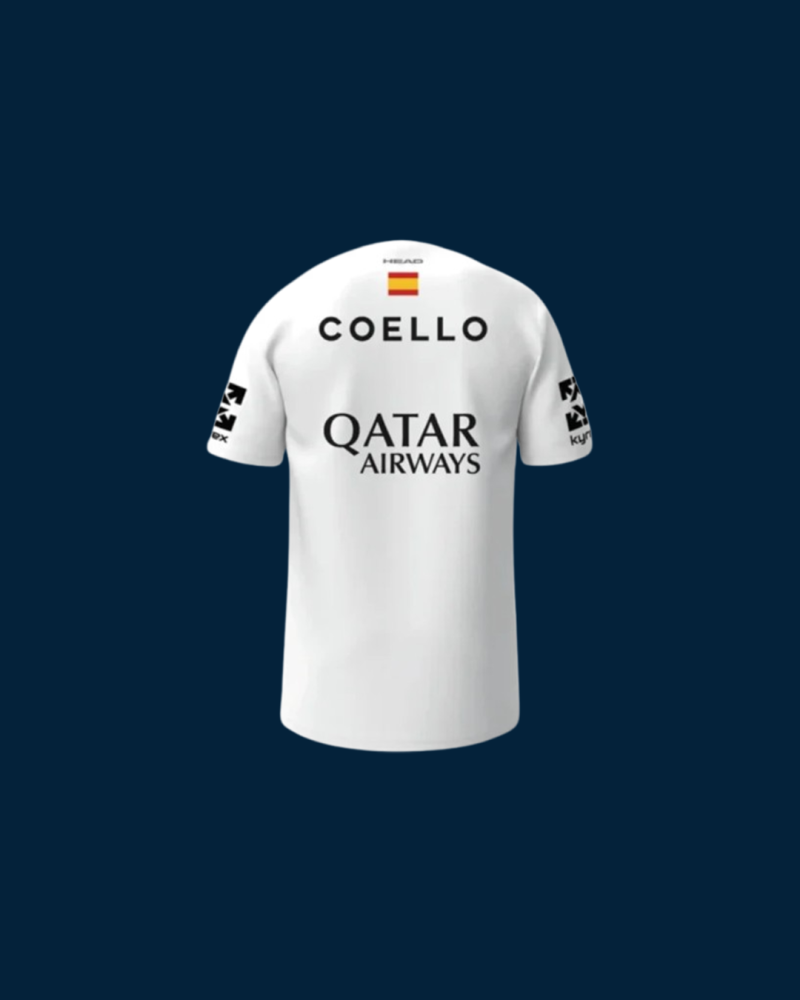 Camiseta Head Arturo Coello Sponsor Blanca