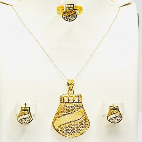 نصف طقم ذهب عيار 21