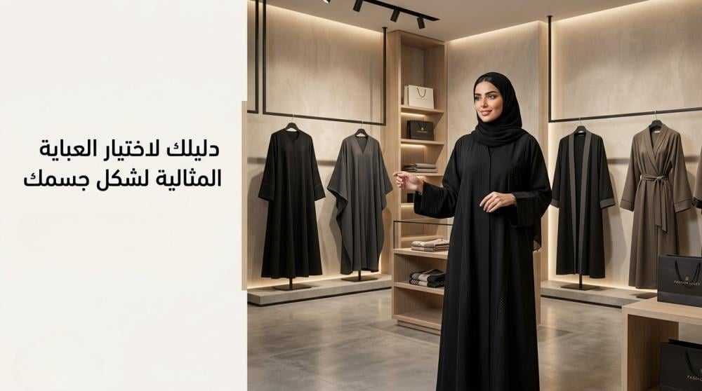 كيف تختارين العباية المناسبة حسب شكل الجسم؟ دليل شامل لإطلالة متناسقة وأنيقة