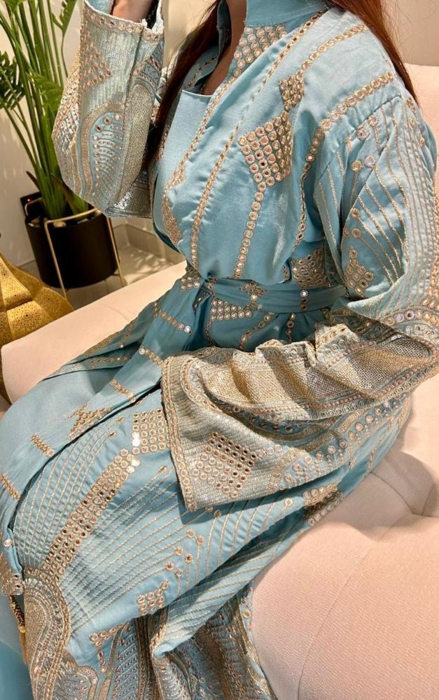 جلابيه كويتي تطريز يدوي