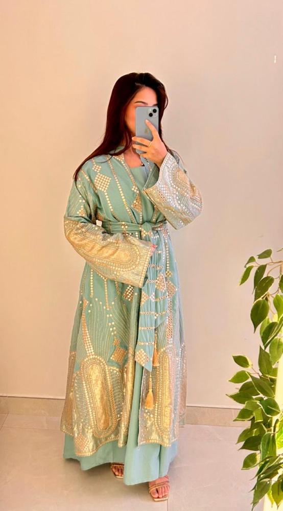 جلابيه كويتي تطريز يدوي