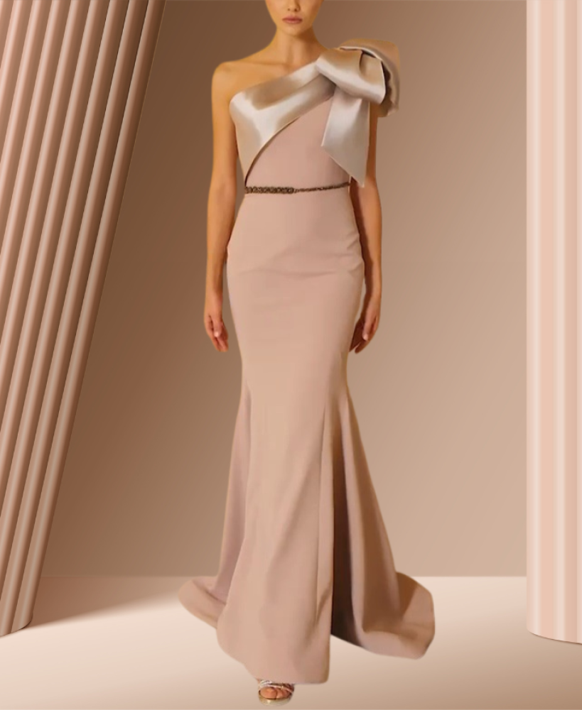 فستان سهرة بيج