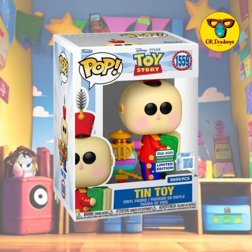 Pop! Tin Toy Wondercon 2025 Shared sticker w/hard...