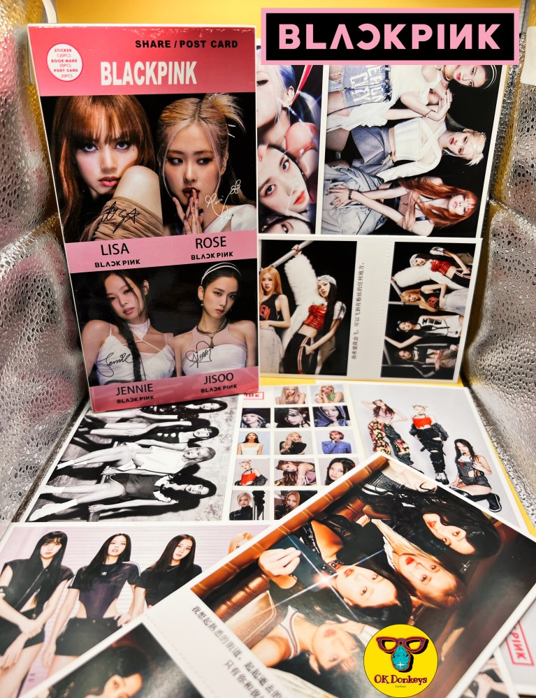 BLACKPINK Stickers, Book Marks, Post Cards | OK Donkeys