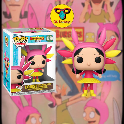 Funko Bob's Burgers Pop! Animation Louise Itty Bitty Ditty Committee Vinyl  Figure