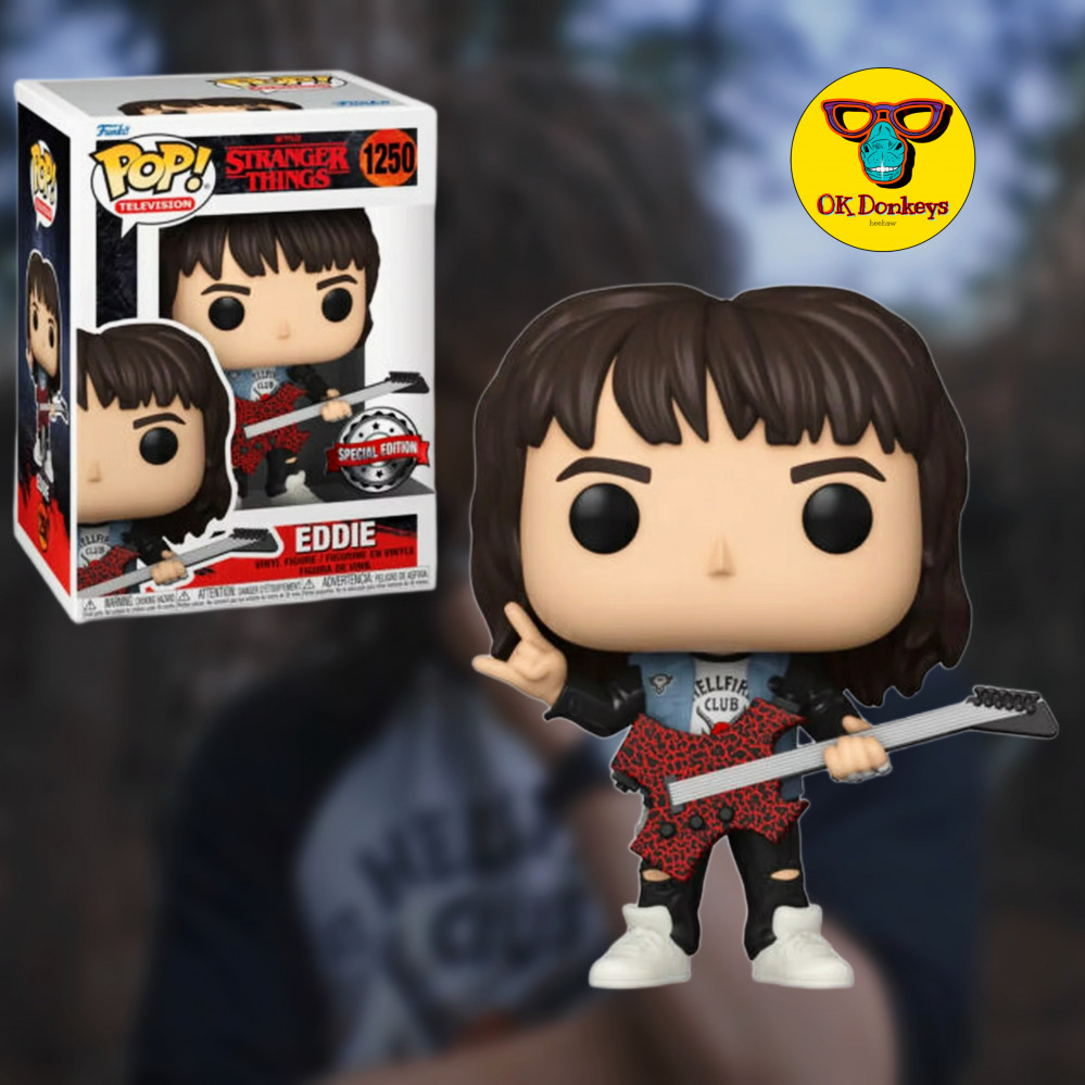 Eddie - Stranger Things - (original) - Funko pop 1250 em Promoção