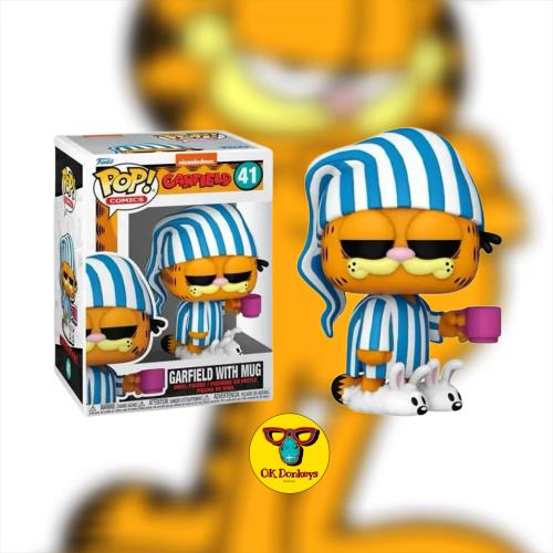 Funko Pop! Comics: Garfield - Garfield with Mug Vi...