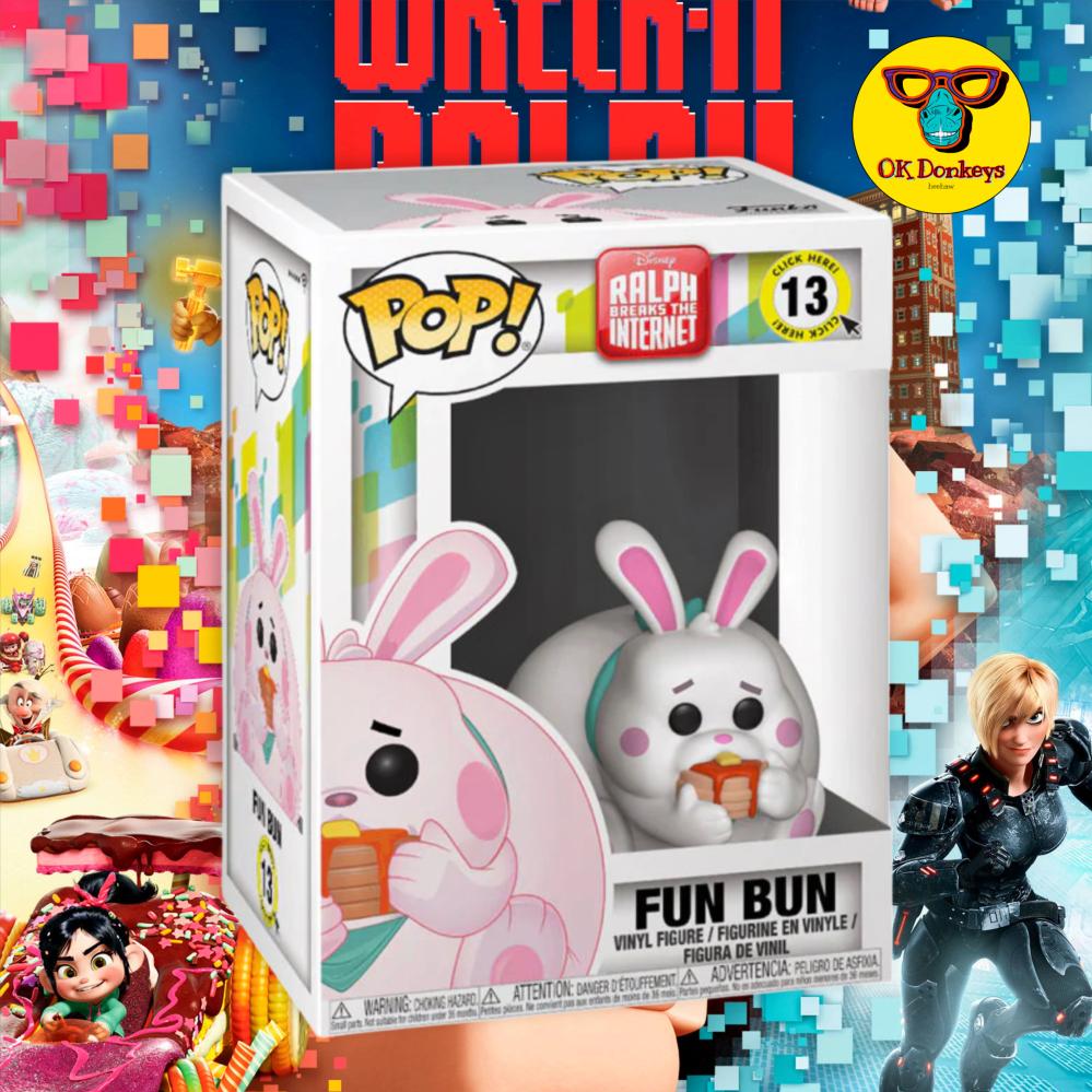 Funko POP! - Wreck-It-Ralph 2 - Fun Bun - Vinyl Figure - OK Donkeys