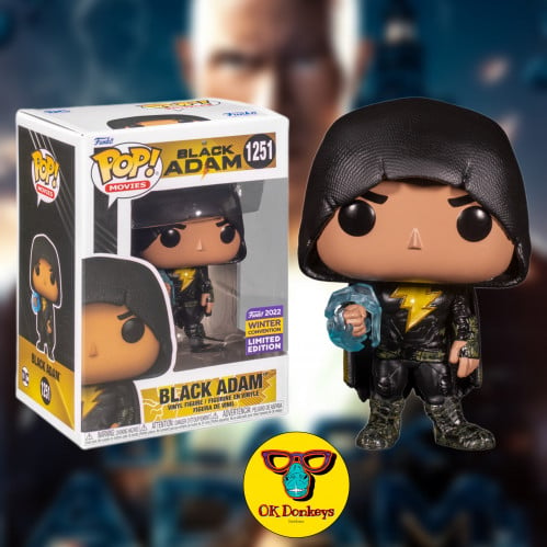 Winter Convention Exclusive Black Adam Funko Pop popular