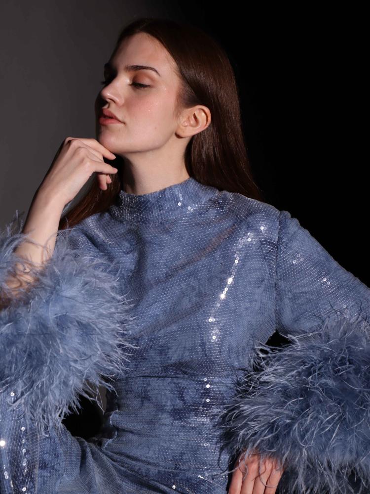 ♦︎フルオーダー♦︎豪華絢爛♦︎成人式ディープブルー濃紺色 Dresses and thobes of high quality — we offer you a free