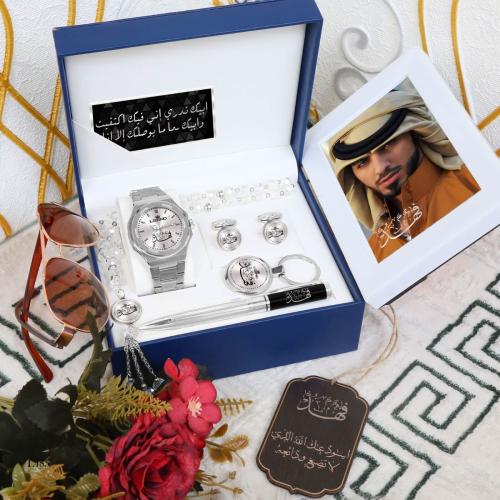 اطقم ساعات رجالية راقية تصميم بالاسم موديل جديد تص...