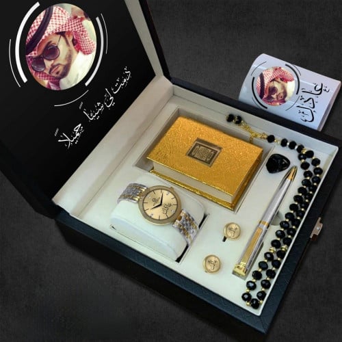 أطقم هدايا رجالية فخمة تشمل مجموعة إكسسوارات أنيقة...