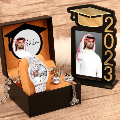 اطقم ساعات رجالية راقية تخرج 2023 تصميم بالاسم مود...