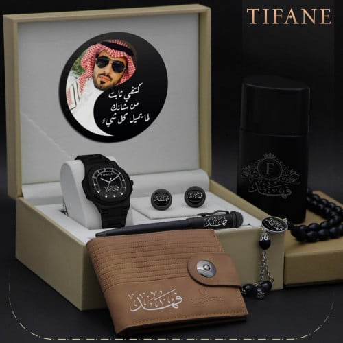 أطقم ساعات رجالية راقية مع مجموعة إكسسوارات أنيقة...