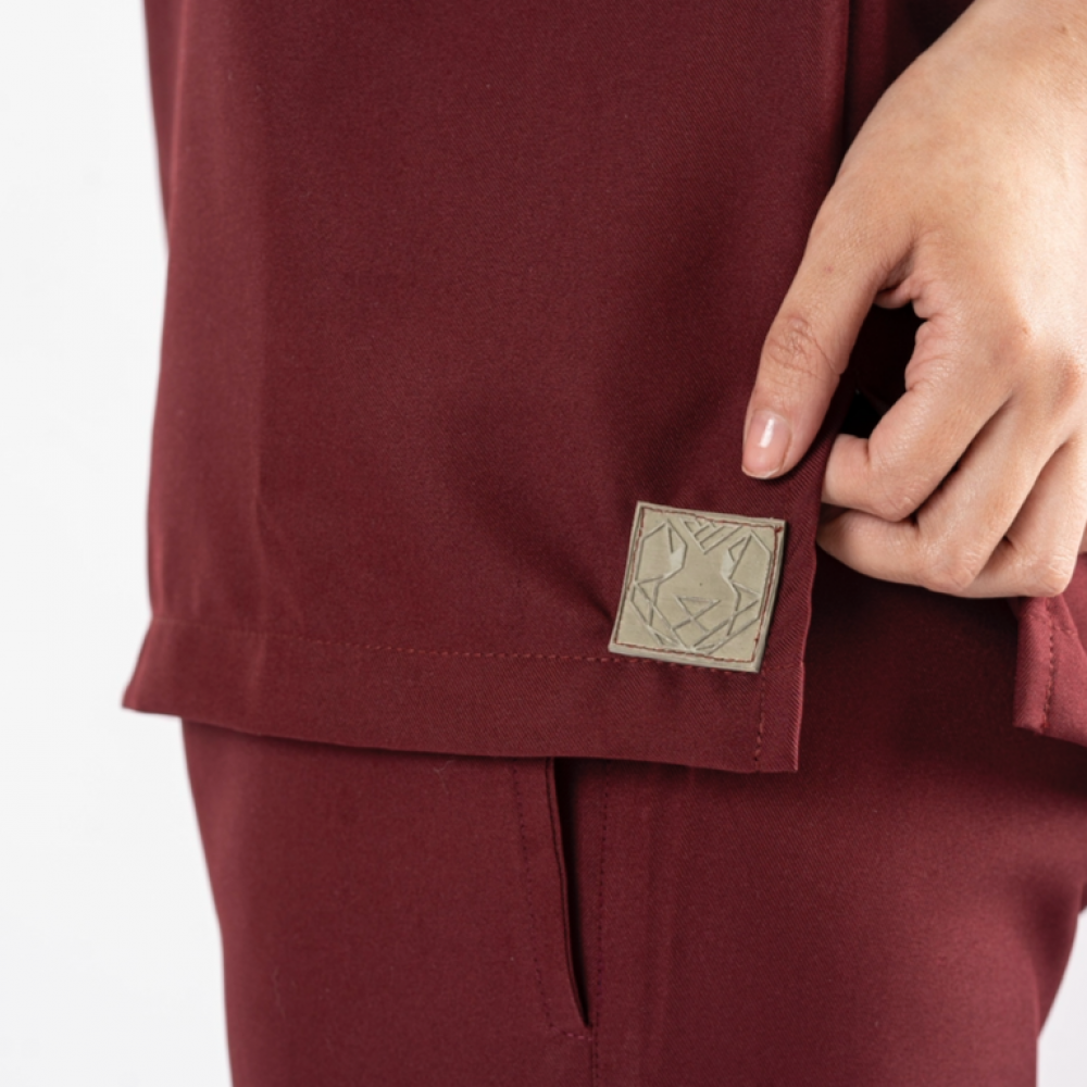 MAROON SCRUB