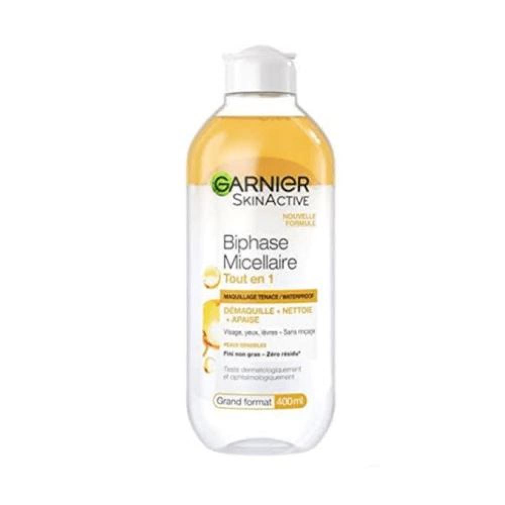 ماء ميسيلار منظف غني بالزيت لإزالة المكياج من غارنييه - 400 ملGarnier Micellar Oil-Rich Cleansing Water To Remove Make-up - 400 mlماء منظف الكل في واح...