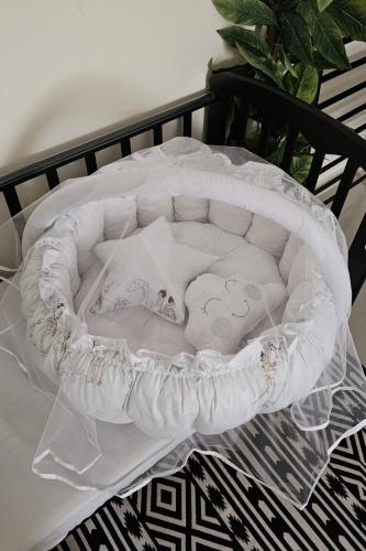 سله دائريه/مخدة الغيمه /مخده النجمه /ناموسيه وتعليقه العاب