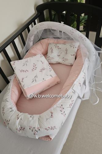 سله /مخدة راس /ناموسيه وتعليقه العاب /لحاف