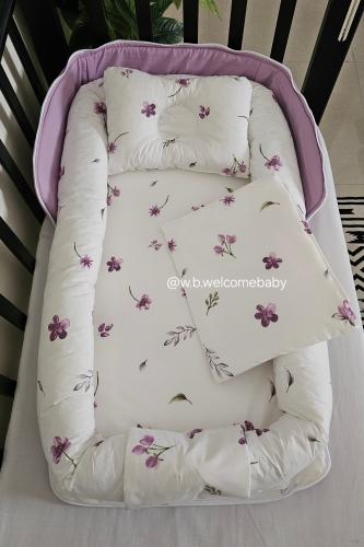 سرير متنقل /مخدة راس /حقيبه صغيره