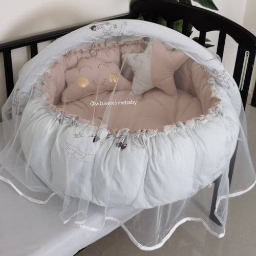 سله دائريه /مخده الغيمه /مخده النجمه /ناموسيه وتعليقه العاب