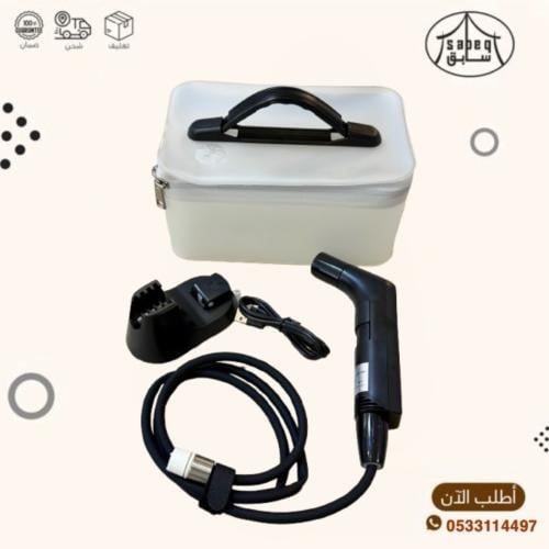 مضخة غسيل شحن مع سطل قابل للطي 2.3لتر