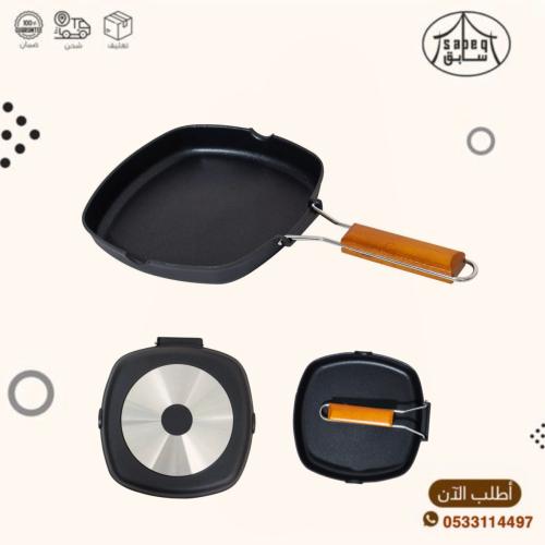 مقلاة طبخ تيفال مستطيلة 36/26 قابل للطي