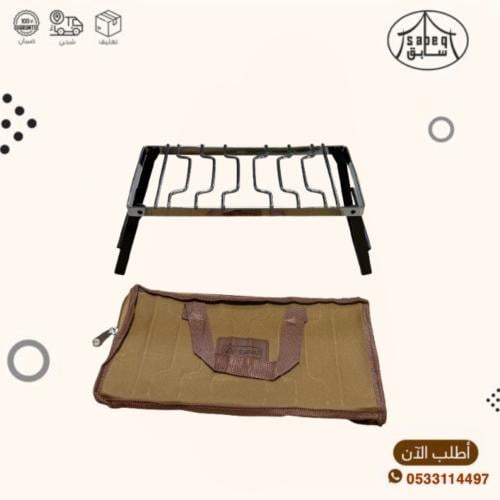 كرسي نار استيل مجلفن 15/30سم