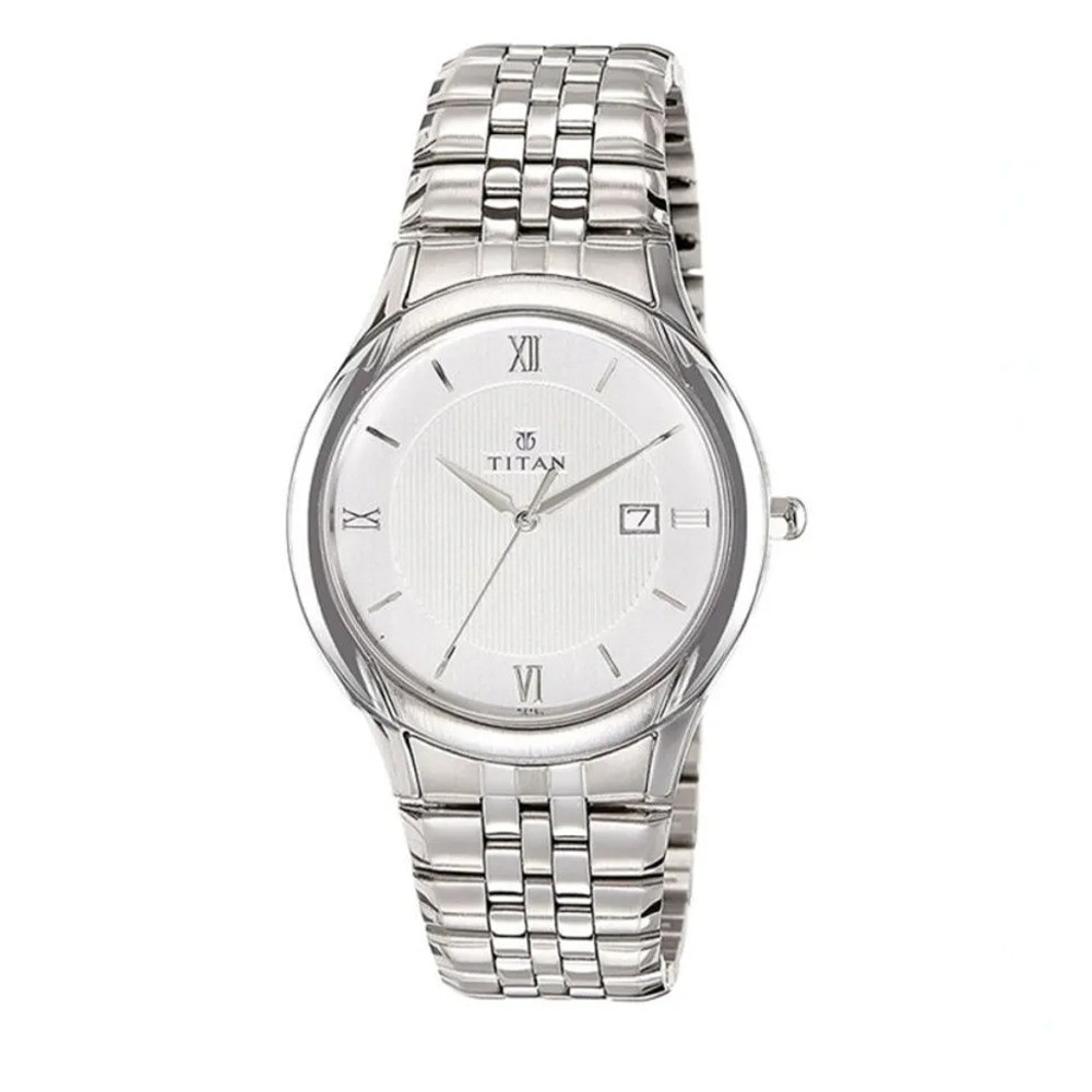 Titan men s steel watch 1494SM01
