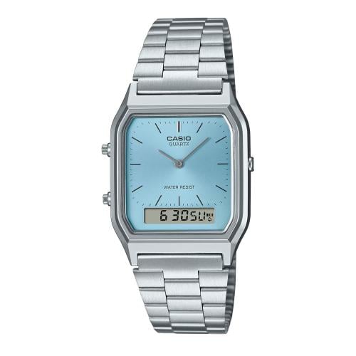 ساعة دبل تايم كاسيو AQ-230A-2A1MQY