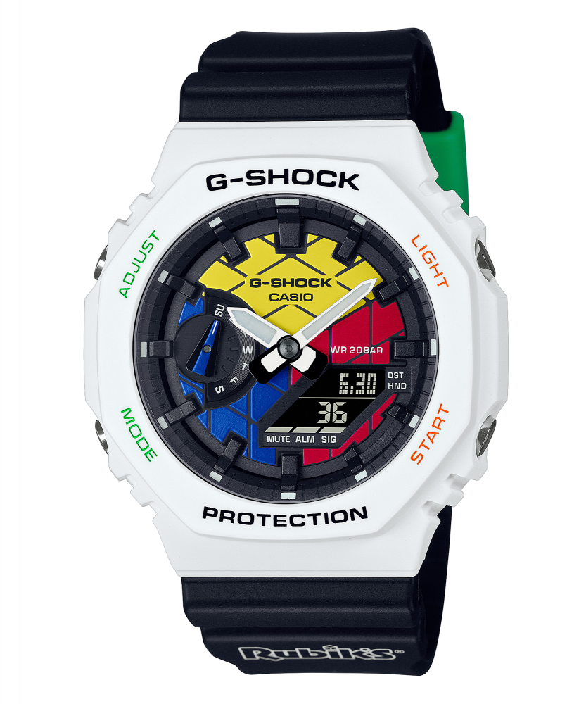 ランキング上位のプレゼント 試着のみ ga-2100rc-1ajf 腕時計(アナログ