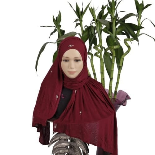 شال صيني قطن بستراس