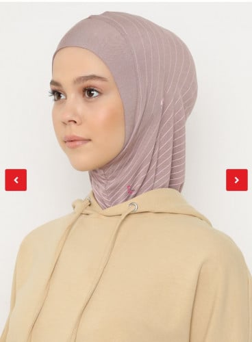 حجاب رياضي قطن قطعة واحدة