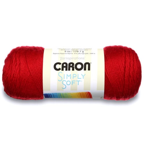 CARON SIMPLY SOFT, Harvest Red