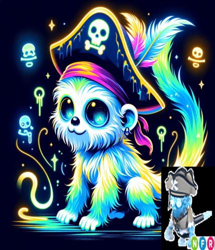 ( NFR ) Pirate Ghost Capuchin Monkey