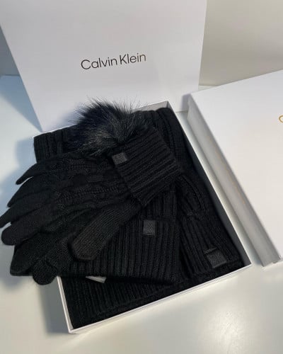 طقم كالفن كلاين نسائي اسود