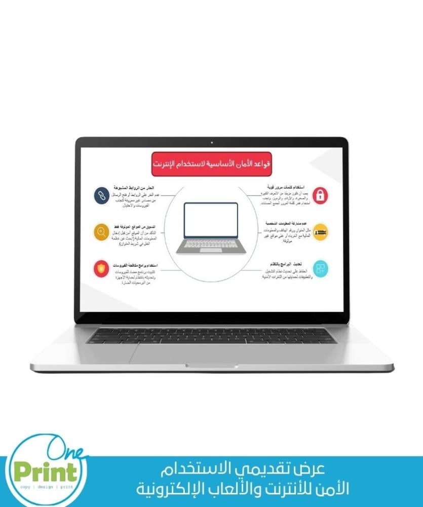 عرض تقديمي الاستخدام  الأمن للأنترنت والألعاب الإلكترونية