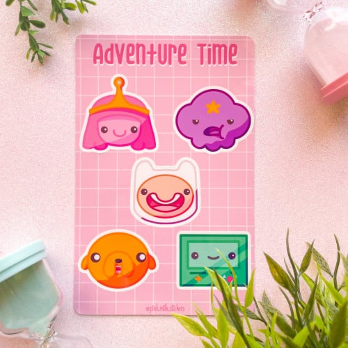 Adventure Time Sticker Sheet