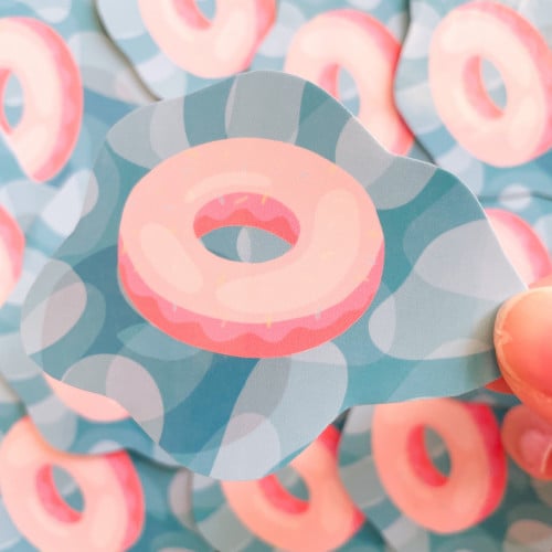 Donut Floatie Sticker