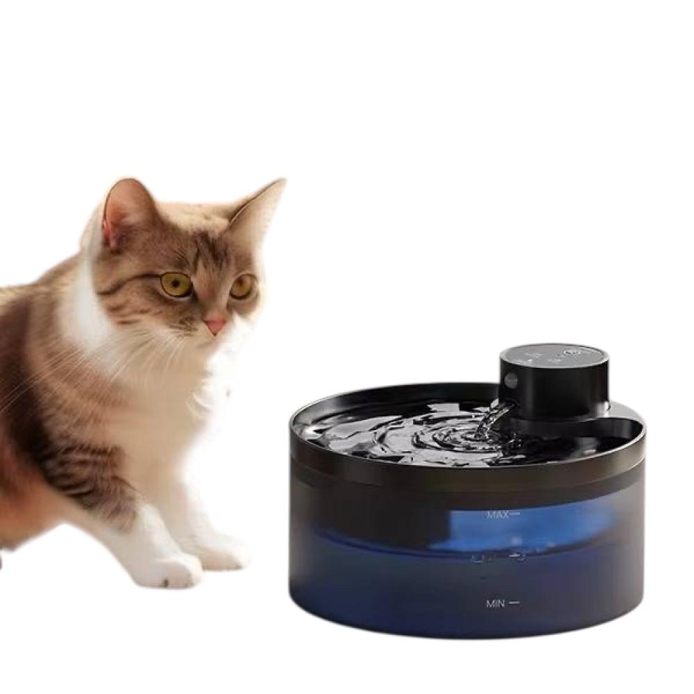 نافورة قطط لاسلكية للقطط مع مستشعر حركة سعة 3.2 لتر
