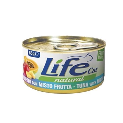 لايف كات اكل رطب تونا مع الفواكه 85 g