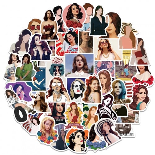 ستيكر 50 قطعة | Lana Del Rey