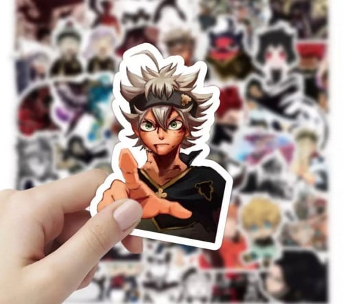 ملصقات 50 قطعة | Black Clover
