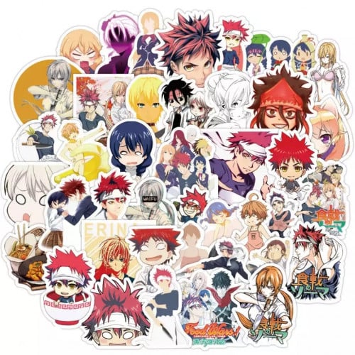 ملصقات 50 قطعة | Food Wars