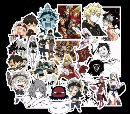 ملصقات 50 قطعة | Black Clover