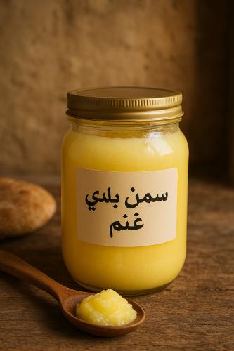 سمن غنم حجم نص كيلو
