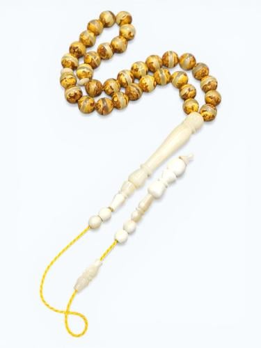 سبحة من حجر الجسبير مع امام عظم